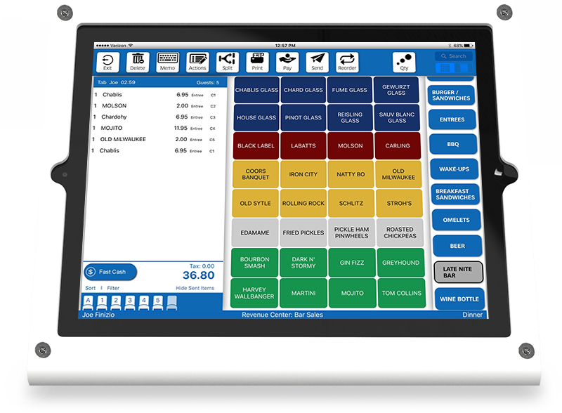POS for Restaurants, Quick Service, Bistro or Bar Duet POS